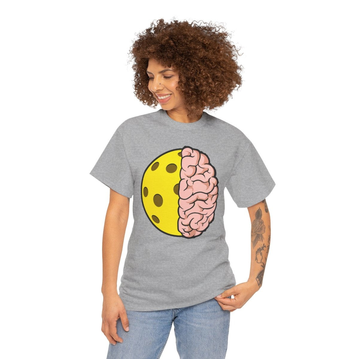 PICKLEBALL BRAIN - Pickleball (Basic Tee)
