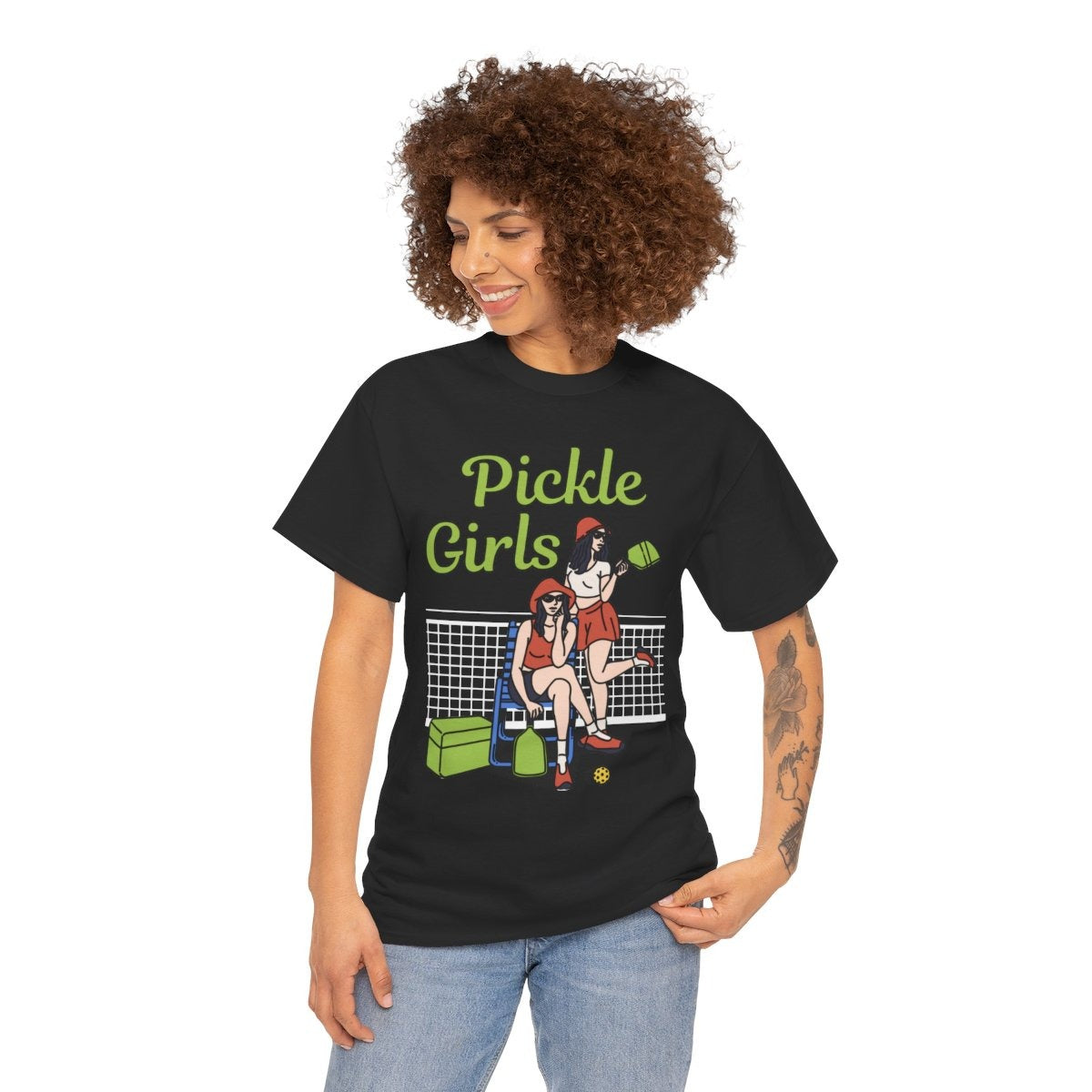 PICKLE GIRLS 1 - Pickleball (Basic Tee)