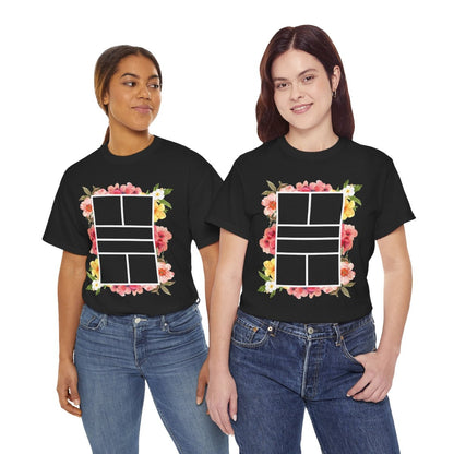 PICKLEBALL FLORAL - Pickleball (Basic Tee)