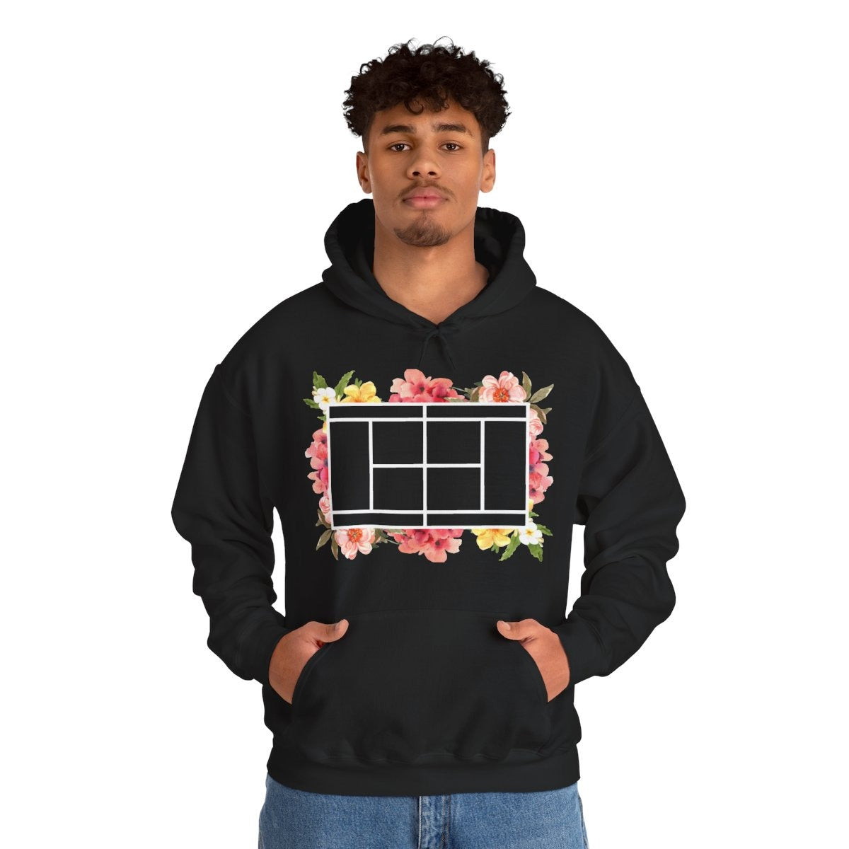 TENNIS FLORAL 1 - Tennis (Hoodie)