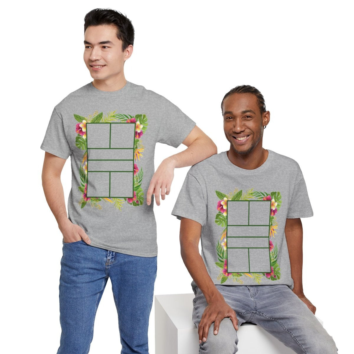 PICKLEBALL TROPICAL - Pickleball (Basic Tee)