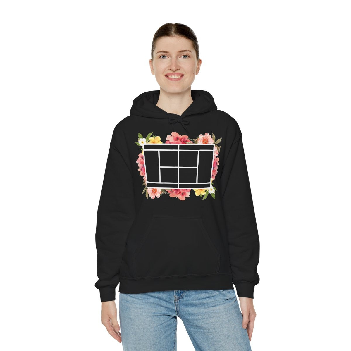 TENNIS FLORAL 1 - Tennis (Hoodie)