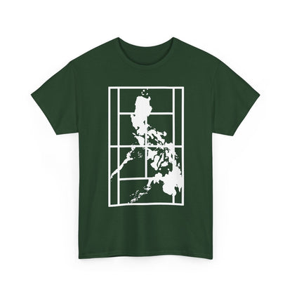 PHILIPPINE MAP - Tennis (Basic Tee)
