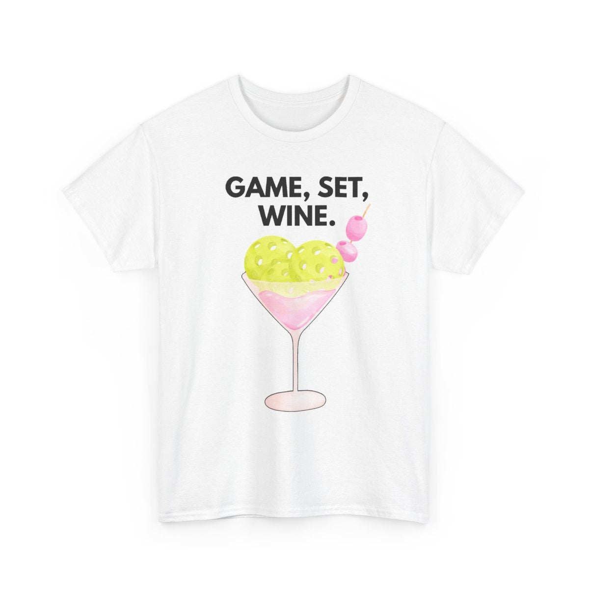 GAME SET WINE - Pickleball (Basic Tee)