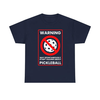WARNING PICKLEBALL - Pickleball (Basic Tee)