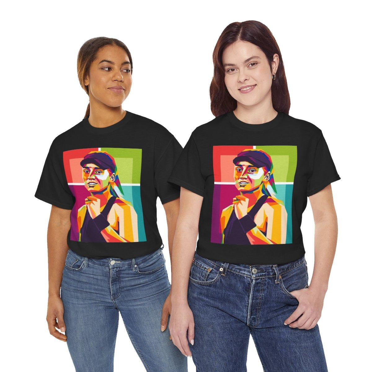 ELENA RYBAKINA 1 - Tennis (Basic Tee)