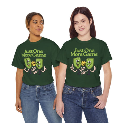 JUST ONE MORE GAME - Pickleball (Basic Tee)