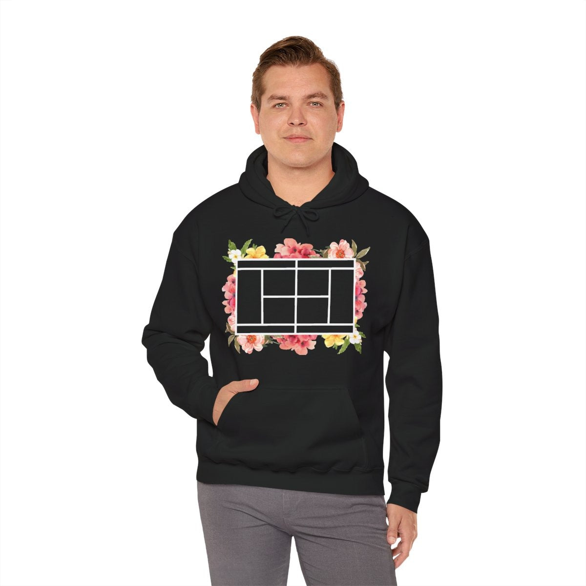 TENNIS FLORAL 1 - Tennis (Hoodie)
