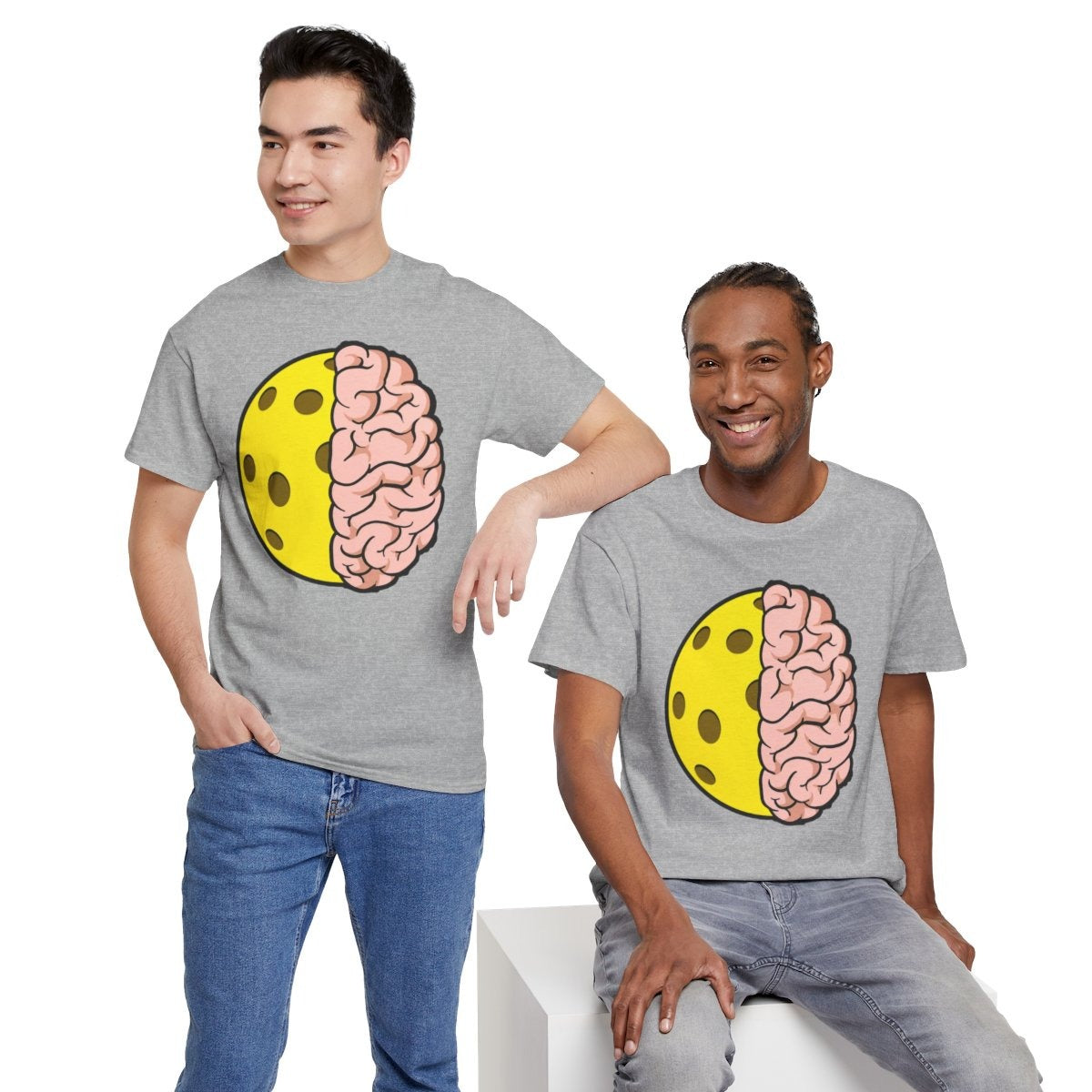 PICKLEBALL BRAIN - Pickleball (Basic Tee)