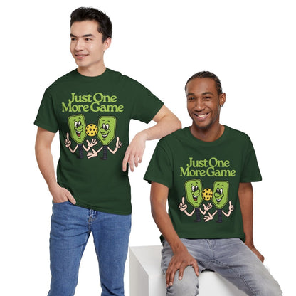 JUST ONE MORE GAME - Pickleball (Basic Tee)