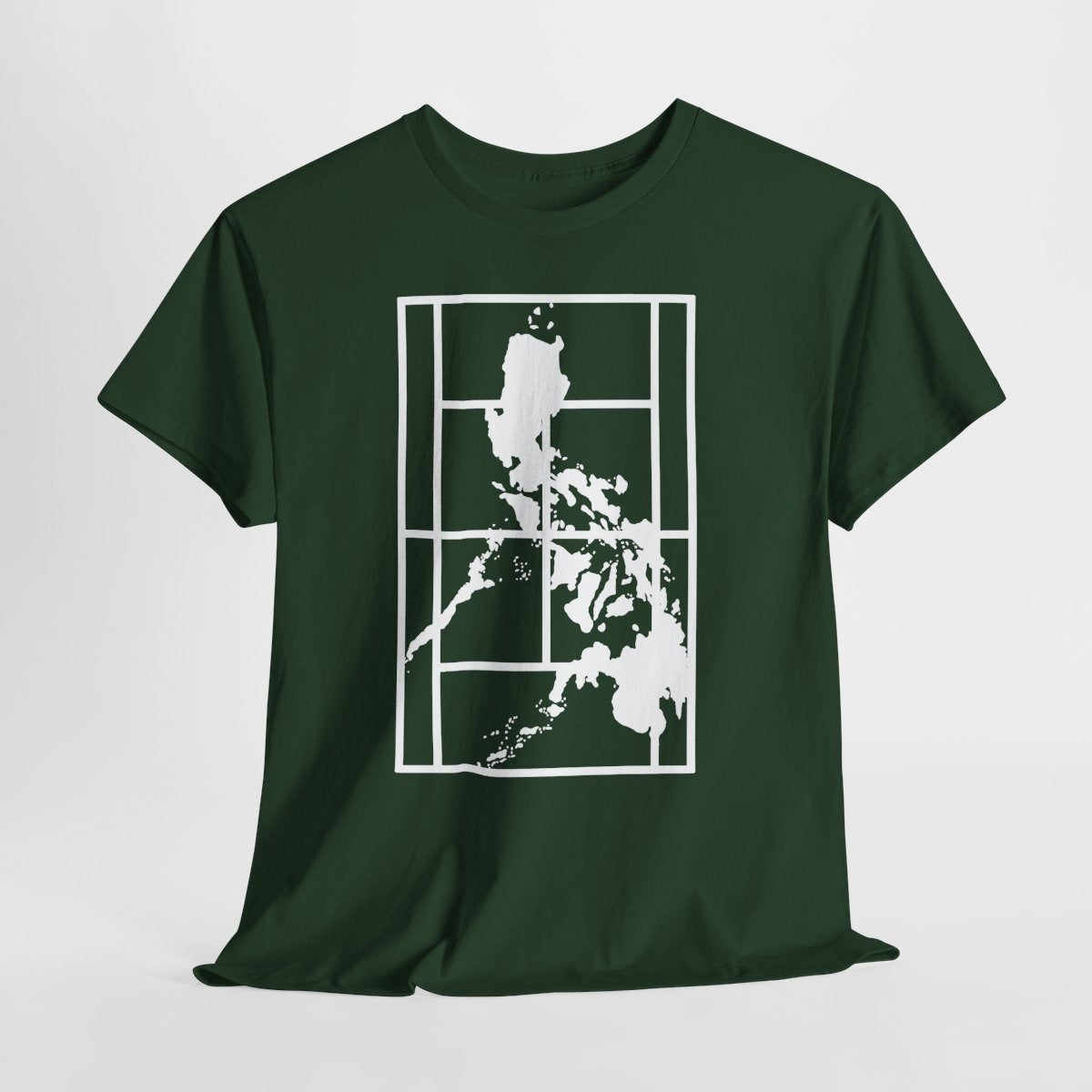 PHILIPPINE MAP - Tennis (Basic Tee)