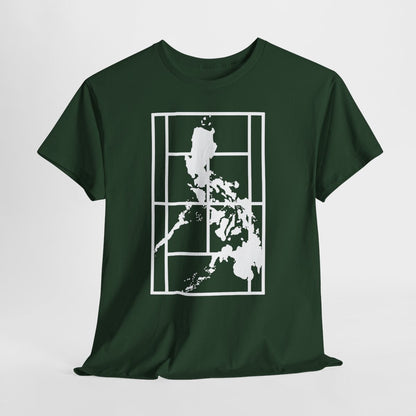 PHILIPPINE MAP - Tennis (Basic Tee)