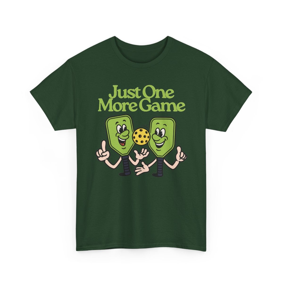 JUST ONE MORE GAME - Pickleball (Basic Tee)