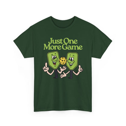 JUST ONE MORE GAME - Pickleball (Basic Tee)