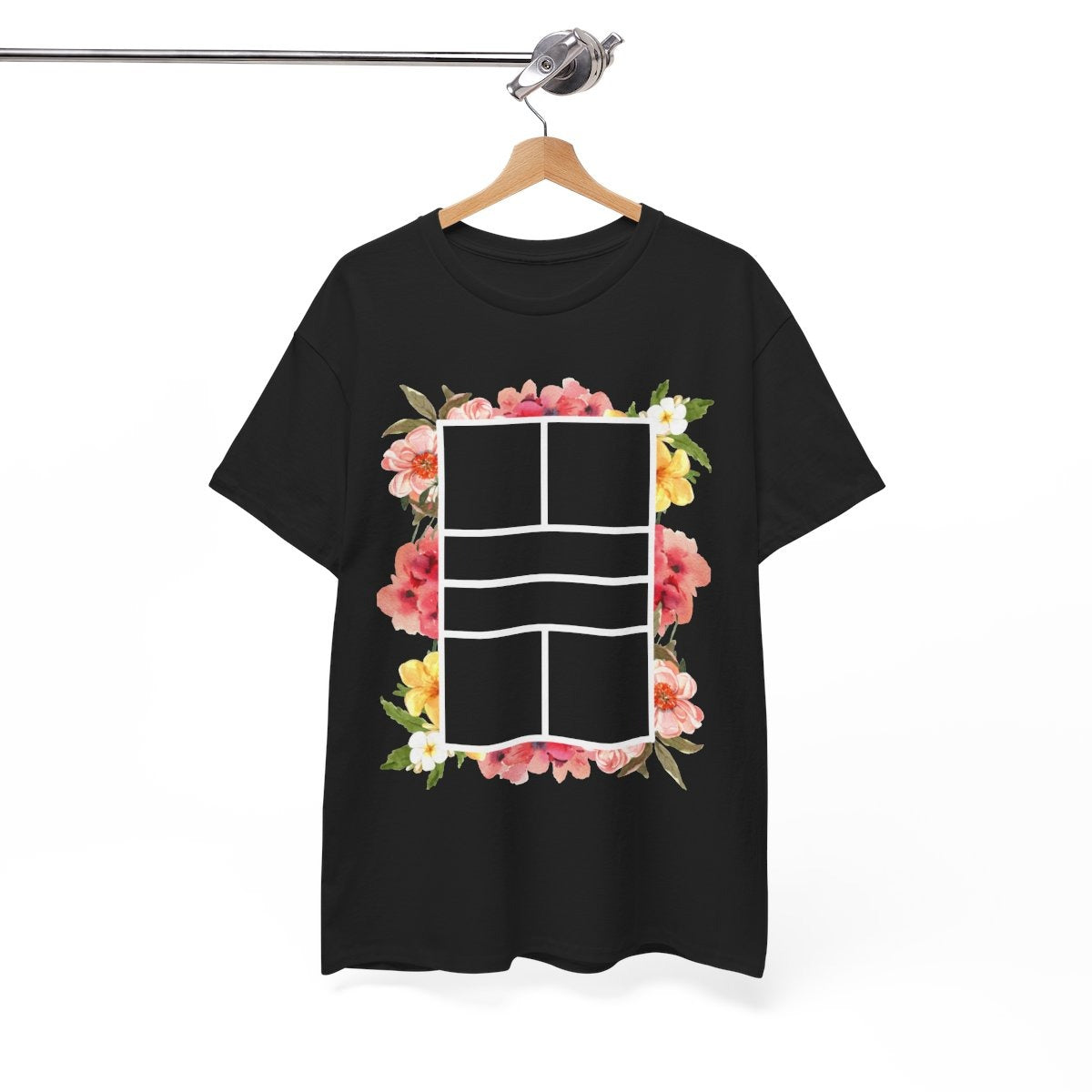 PICKLEBALL FLORAL - Pickleball (Basic Tee)