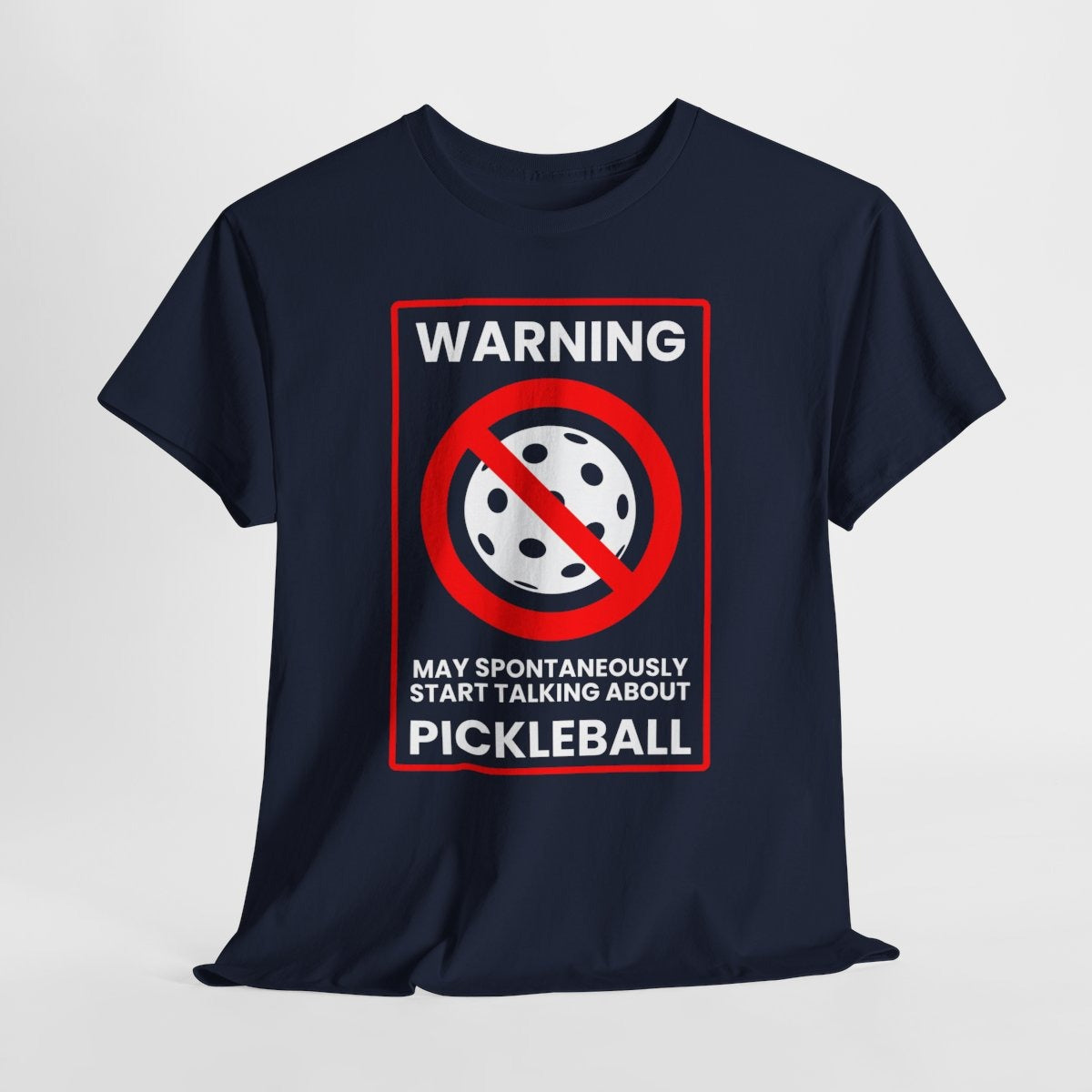 WARNING PICKLEBALL - Pickleball (Basic Tee)