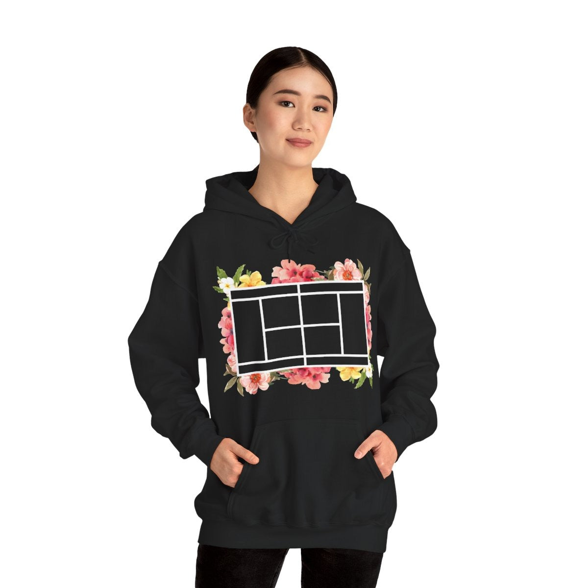TENNIS FLORAL 1 - Tennis (Hoodie)
