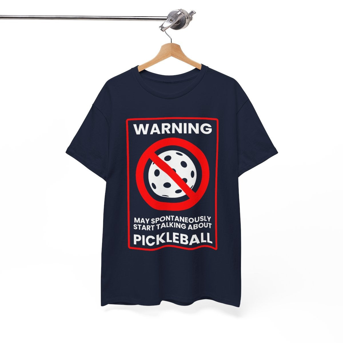 WARNING PICKLEBALL - Pickleball (Basic Tee)