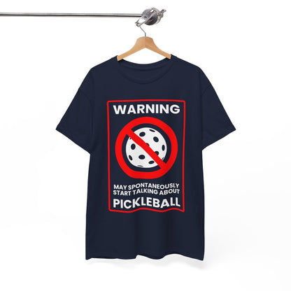 WARNING PICKLEBALL - Pickleball (Basic Tee)