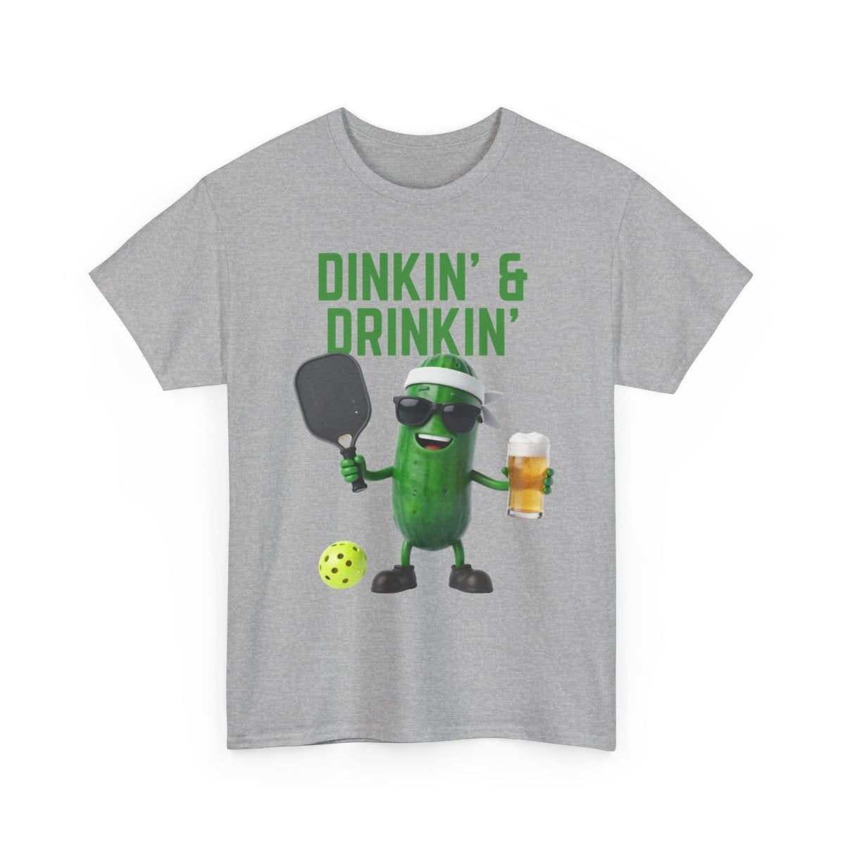 DINKIN' & DRINKIN'- Pickleball (Basic Tee)