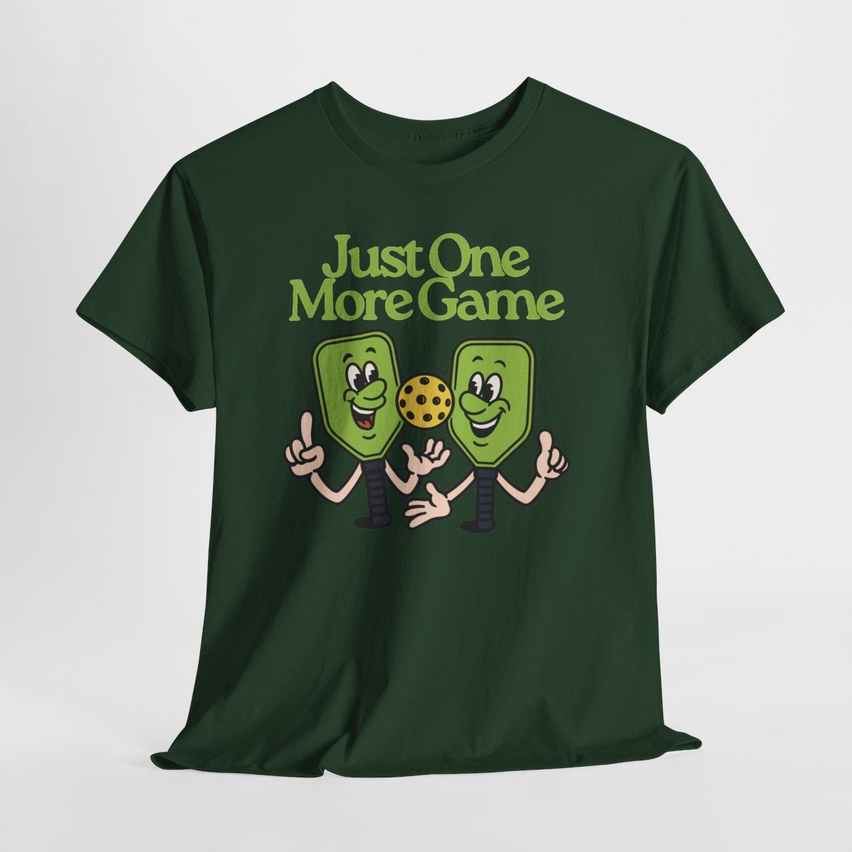 JUST ONE MORE GAME - Pickleball (Basic Tee)