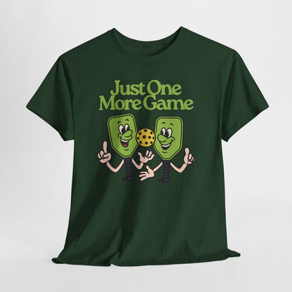 JUST ONE MORE GAME - Pickleball (Basic Tee)