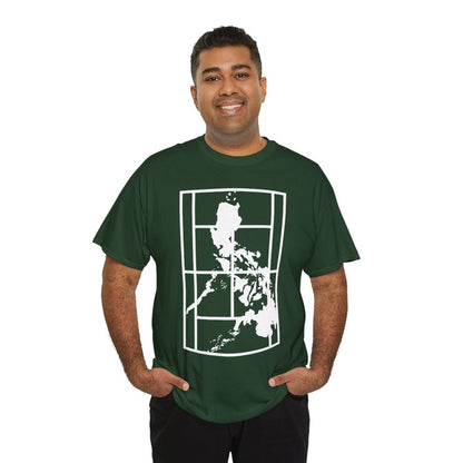 PHILIPPINE MAP - Tennis (Basic Tee)