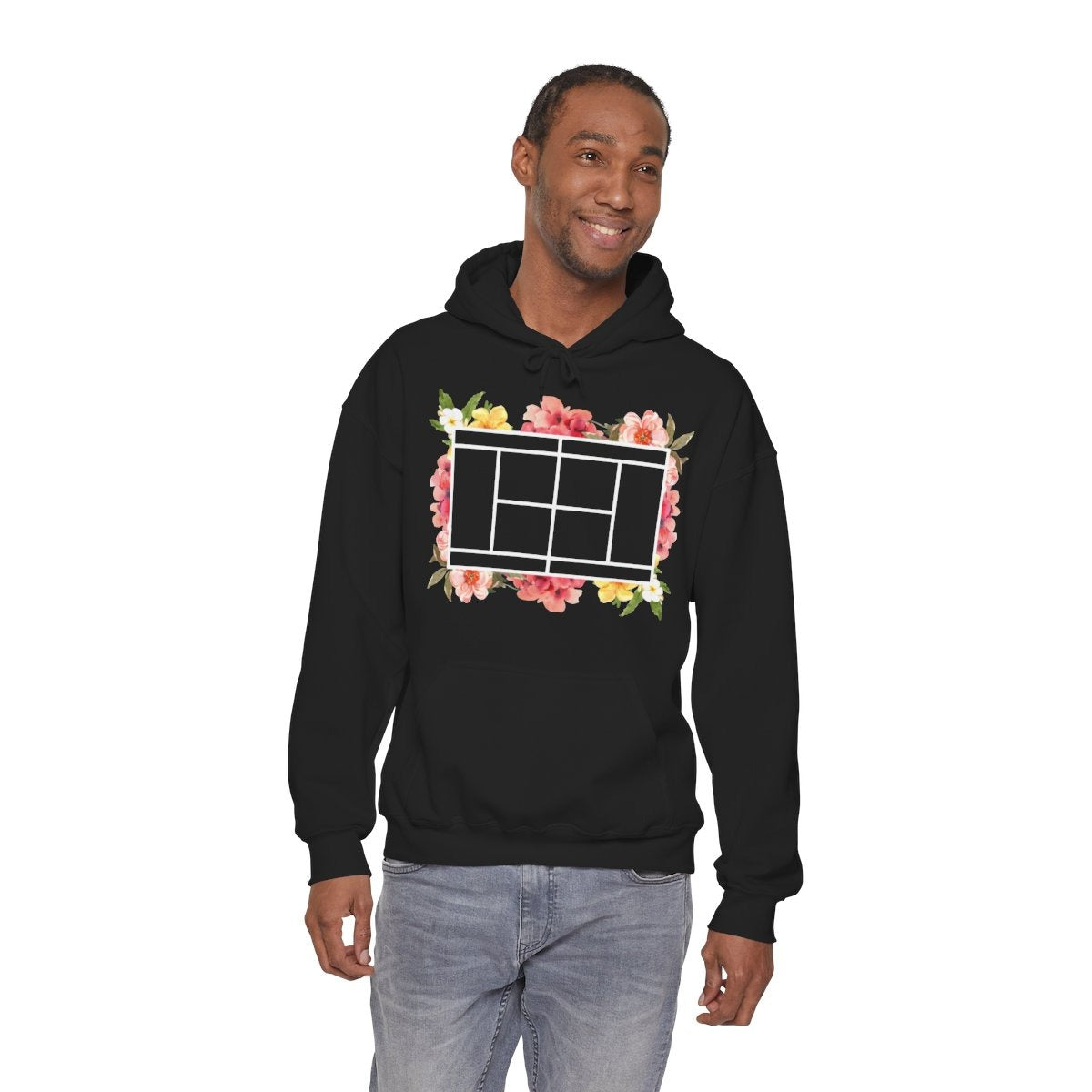 TENNIS FLORAL 1 - Tennis (Hoodie)