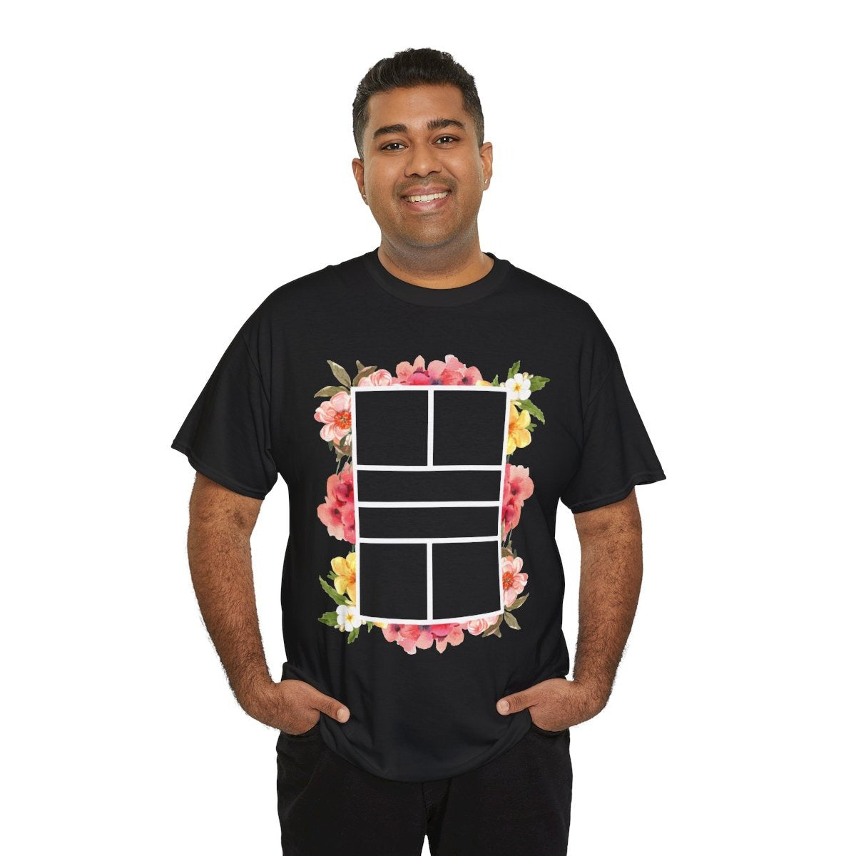 PICKLEBALL FLORAL - Pickleball (Basic Tee)