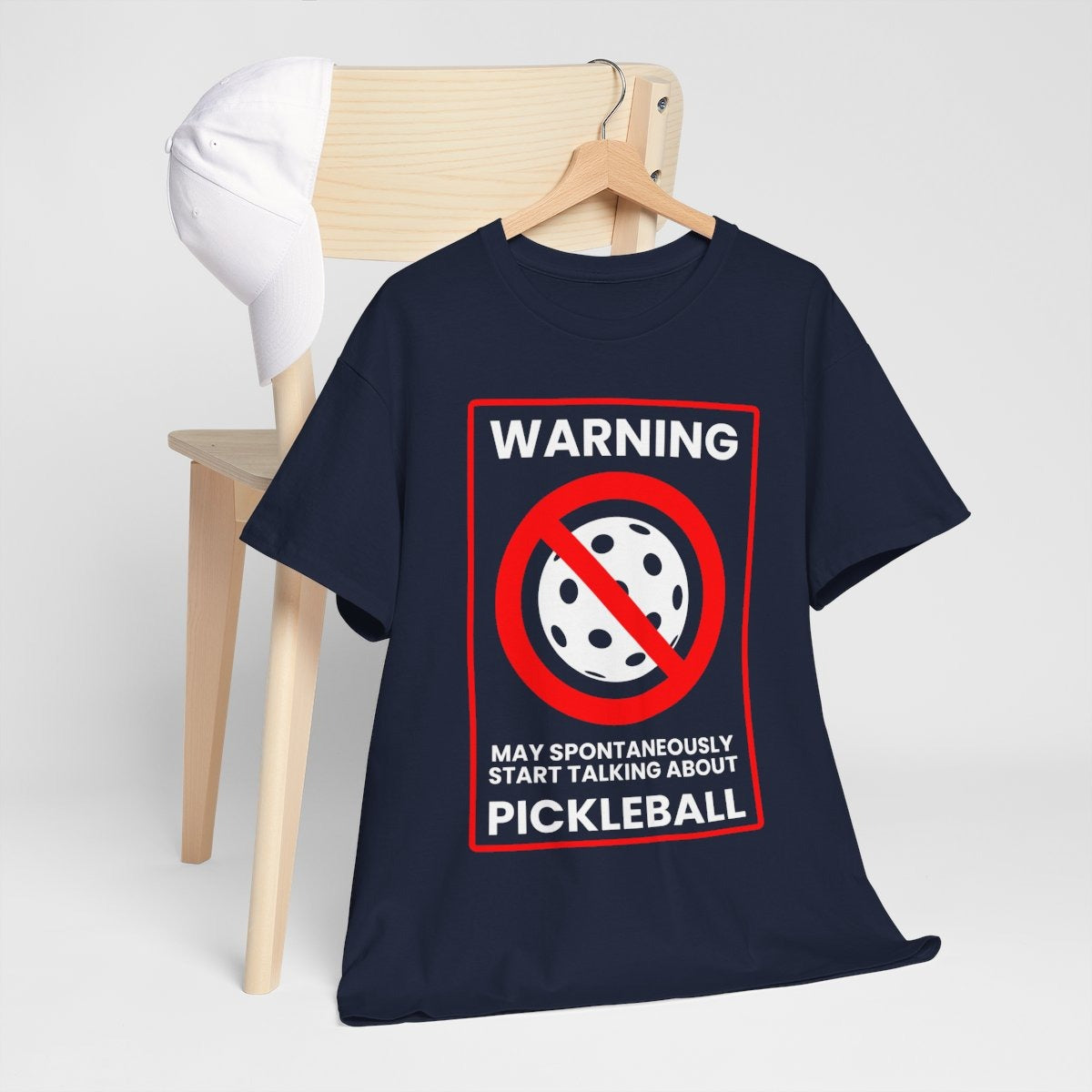 WARNING PICKLEBALL - Pickleball (Basic Tee)