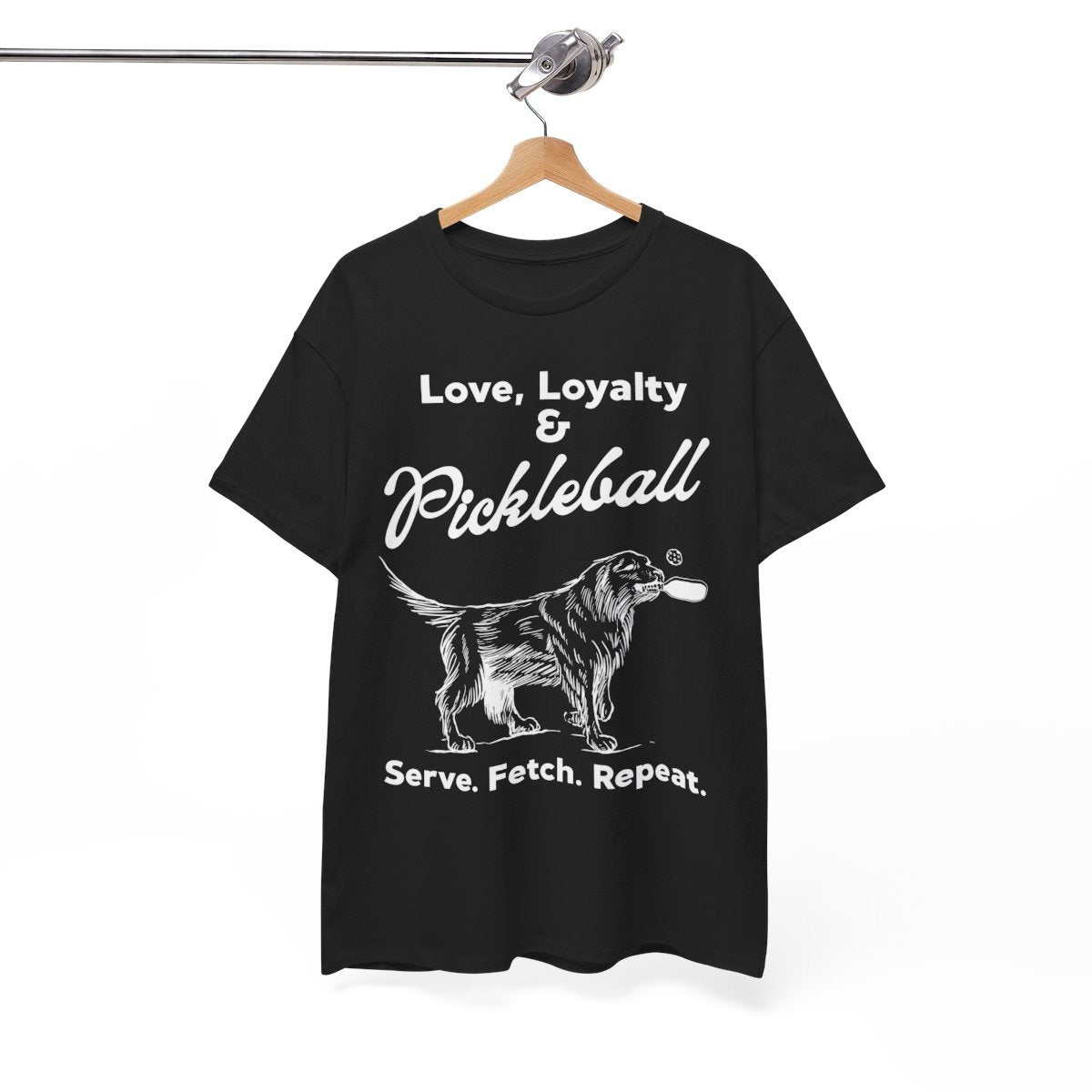 PADDLE & PAWS - Pickleball (Basic Tee)