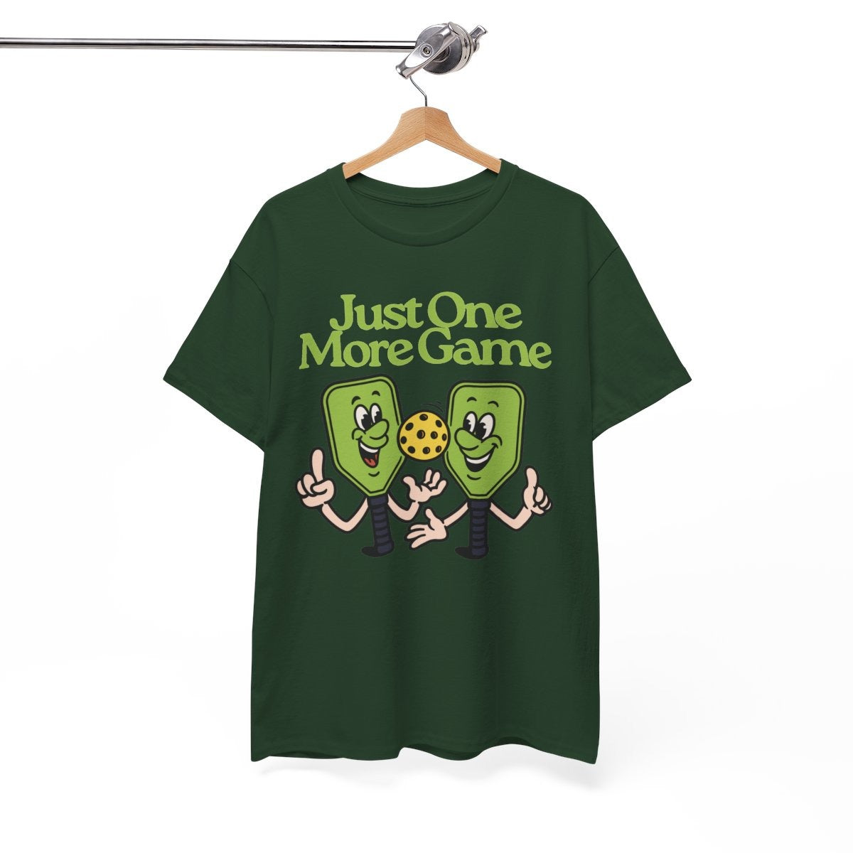 JUST ONE MORE GAME - Pickleball (Basic Tee)