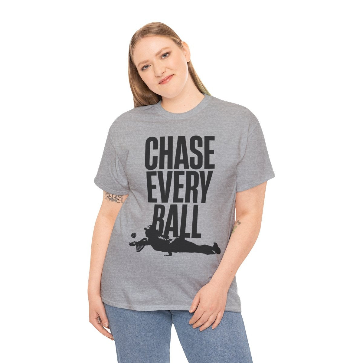 CHASE EVERY BALL - Tennis (Basic Tee)