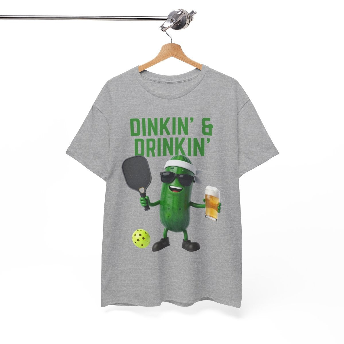 DINKIN' & DRINKIN'- Pickleball (Basic Tee)