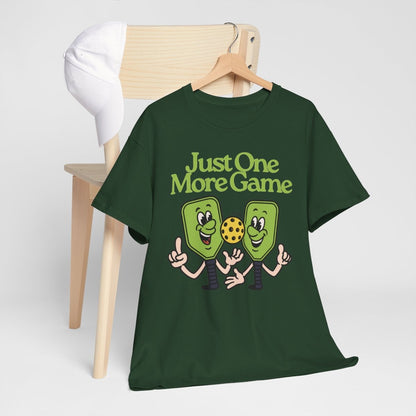 JUST ONE MORE GAME - Pickleball (Basic Tee)