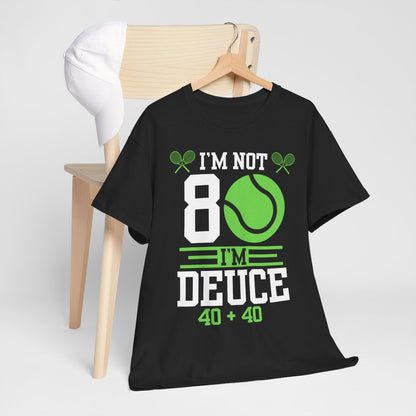 80 YEAR OLD TENNIS PLAYER - Tennis Basic Tee