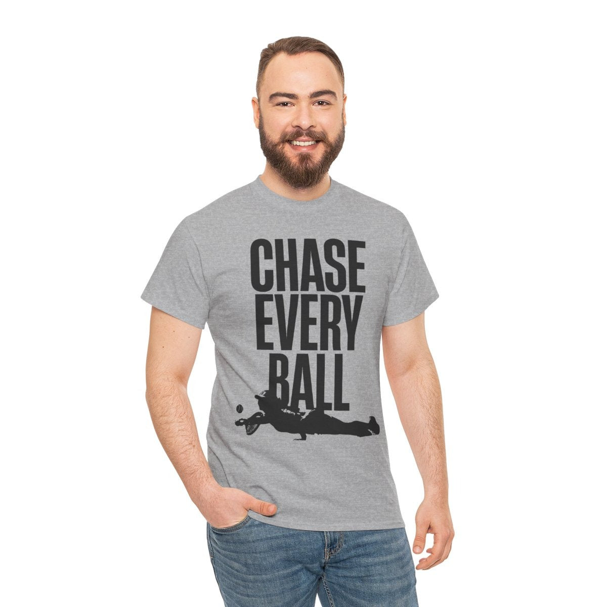 CHASE EVERY BALL - Tennis (Basic Tee)
