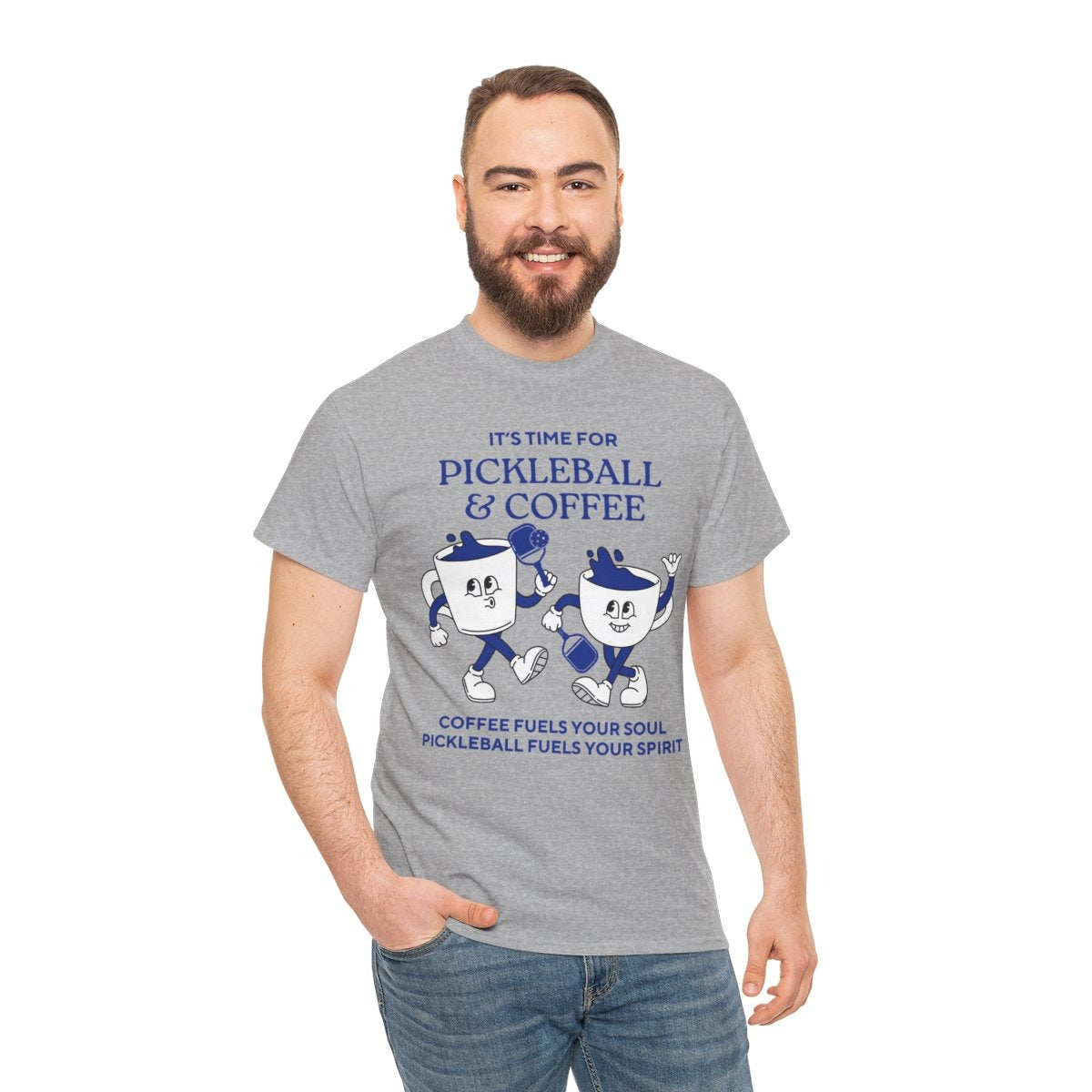 COFFEE & PICKLEBALL 3 - Pickleball (Basic Tee)