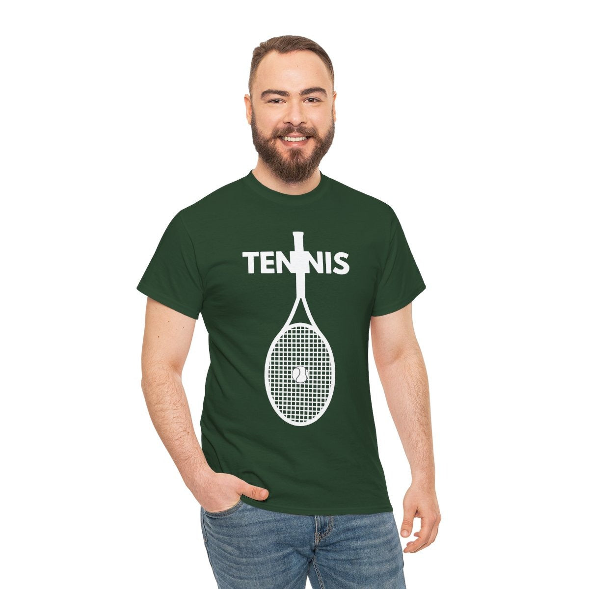 COURT BOUND - Tennis (Basic Tee)