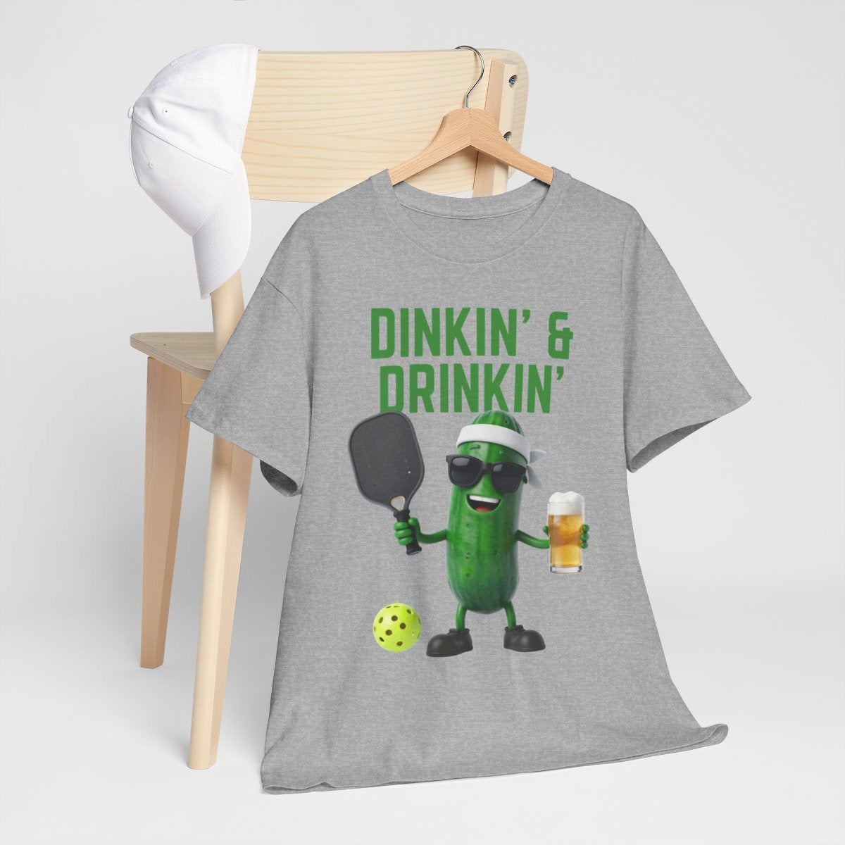 DINKIN' & DRINKIN'- Pickleball (Basic Tee)