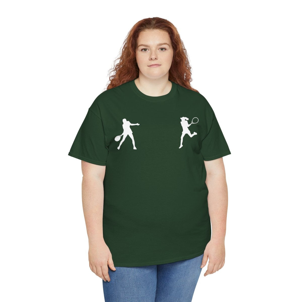 WOMENS DOUBLES - Tennis (Basic Tee)
