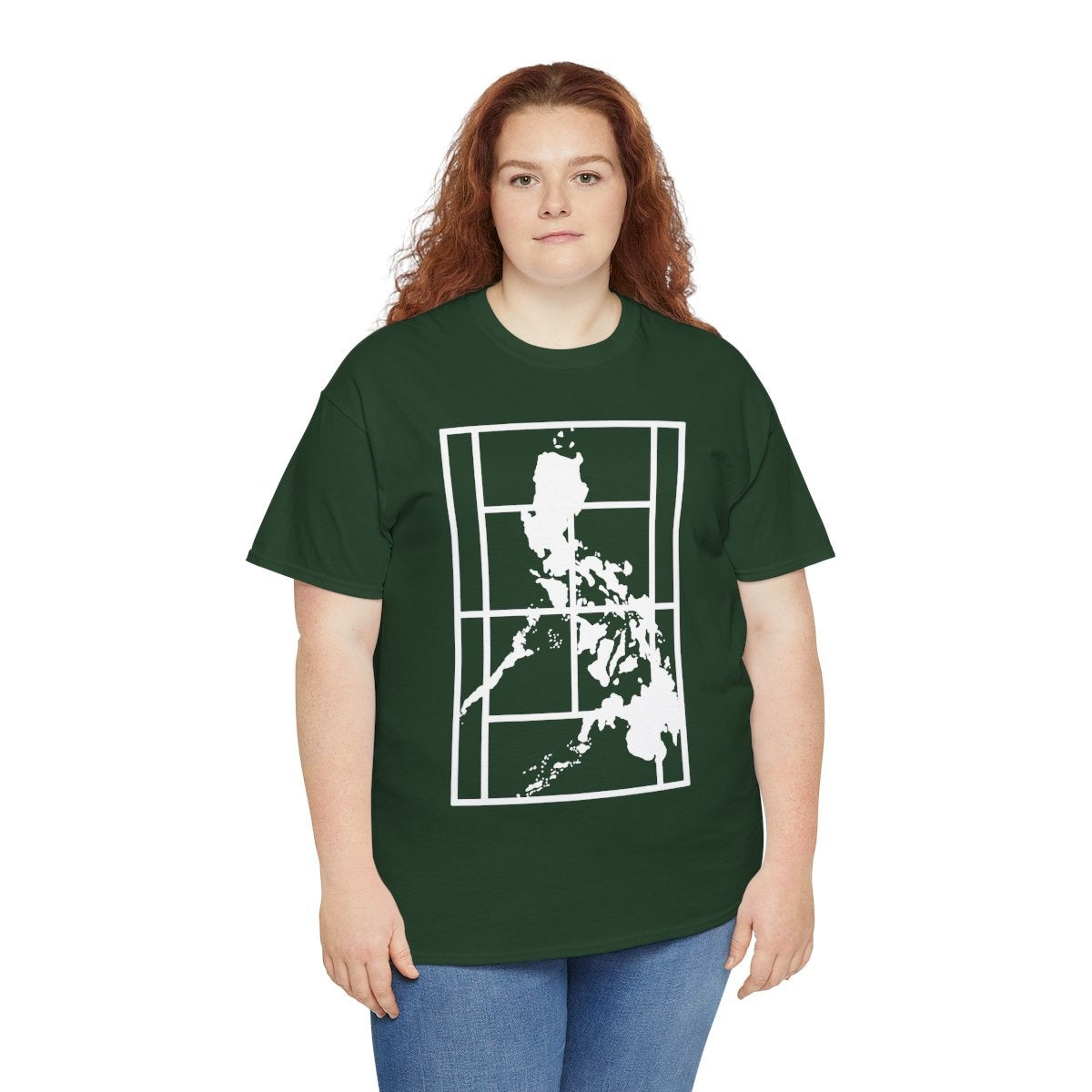 PHILIPPINE MAP - Tennis (Basic Tee)