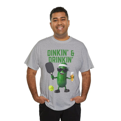 DINKIN' & DRINKIN'- Pickleball (Basic Tee)