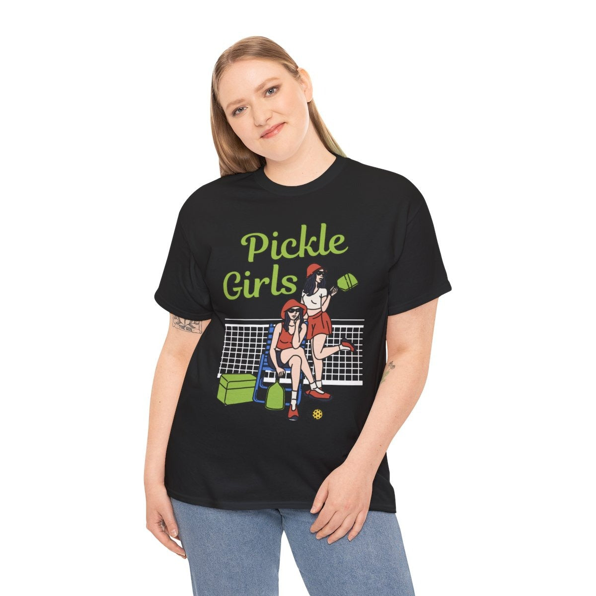 PICKLE GIRLS 1 - Pickleball (Basic Tee)