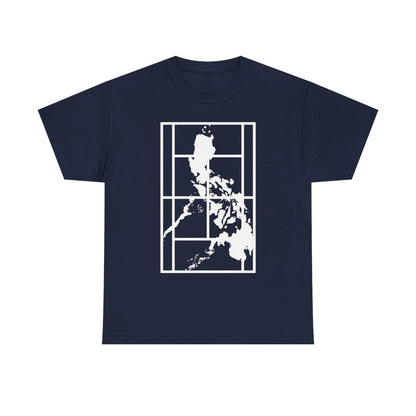 PHILIPPINE MAP - Tennis (Basic Tee)