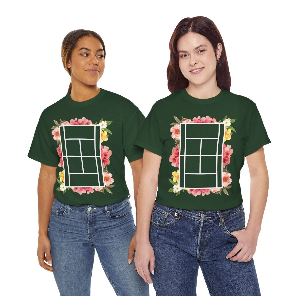 TENNIS FLORAL 1 - Tennis (Basic Tee)