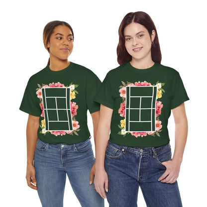 TENNIS FLORAL 1 - Tennis (Basic Tee)