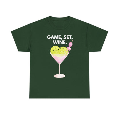 GAME SET WINE - Pickleball (Basic Tee)