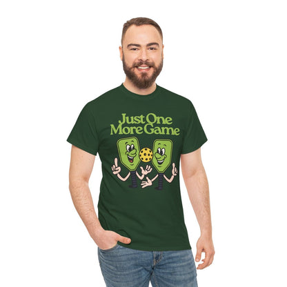 JUST ONE MORE GAME - Pickleball (Basic Tee)