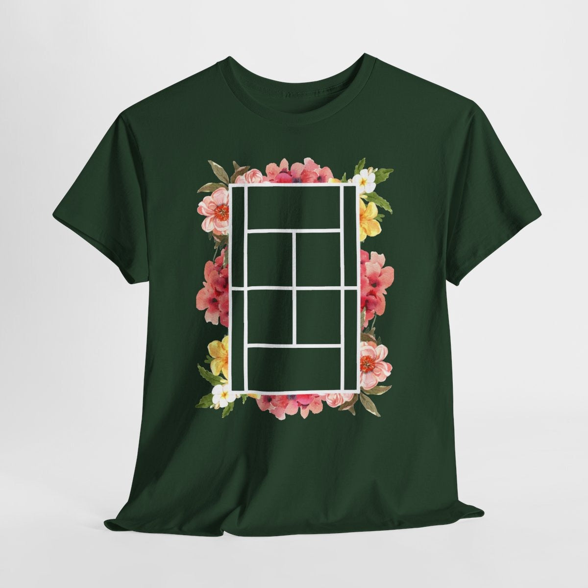 TENNIS FLORAL 1 - Tennis (Basic Tee)